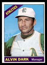 1966 Topps #433 Alvin Dark MG Near Mint 1966 Topps #433 Alvin Dark MG Near Mint