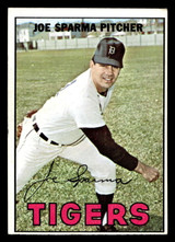 1967 Topps #13 Joe Sparma Excellent+ ID: 492878 1967 Topps #13 Joe Sparma Excellent+ ID: 492878