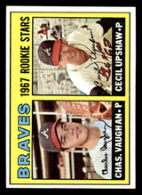1967 Topps #179 Charles Vaughan/Cecil Upshaw Braves Rookies Near Mint RC Rookie ID: 493298 1967 Topps #179 Charles Vaughan/Cecil Upshaw Braves Rookies Near Mint RC Rookie ID: 493298