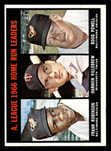 1967 Topps #243 Frank Robinson/Harmon Killebrew/Boog Powell AL Home Run Leaders Near Mint ID: 493425 1967 Topps #243 Frank Robinson/Harmon Killebrew/Boog Powell AL Home Run Leaders Near Mint ID: 493425