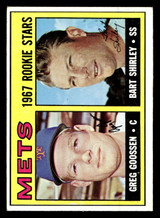 1967 Topps #287 Greg Goossen/Bart Shirley Mets Rookies Ex-Mint RC Rookie ID: 493502 1967 Topps #287 Greg Goossen/Bart Shirley Mets Rookies Ex-Mint RC Rookie ID: 493502