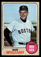 1968 Topps #87 Dick Williams MG Ex-Mint ID: 494066 1968 Topps #87 Dick Williams MG Ex-Mint ID: 494066