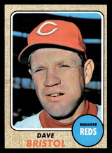 1968 Topps #148 Dave Bristol MG Ex-Mint  ID: 494142