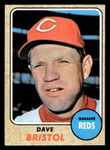 1968 Topps #148 Dave Bristol MG Ex-Mint ID: 494143 1968 Topps #148 Dave Bristol MG Ex-Mint ID: 494143