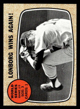 1968 Topps #155 World Series Game 5 Lonborg Wins Again Near Mint+ 1968 Topps #155 World Series Game 5 Lonborg Wins Again Near Mint+