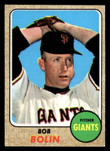 1968 Topps #169 Bobby Bolin Near Mint ID: 494176 1968 Topps #169 Bobby Bolin Near Mint ID: 494176