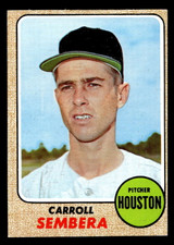 1968 Topps #207 Carroll Sembera Ex-Mint ID: 494228 1968 Topps #207 Carroll Sembera Ex-Mint ID: 494228