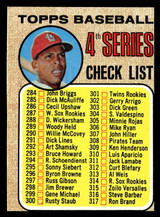 1968 Topps #278 Orlando Cepeda Checklist 284-370 Excellent 1968 Topps #278 Orlando Cepeda Checklist 284-370 Excellent