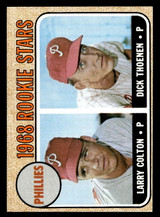 1968 Topps #348 Larry Colton/Dick Thoenen Ex-Mint RC Rookie ID: 494432 1968 Topps #348 Larry Colton/Dick Thoenen Ex-Mint RC Rookie ID: 494432