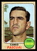 1968 Topps #395 Camilo Pascual Near Mint  ID: 494490