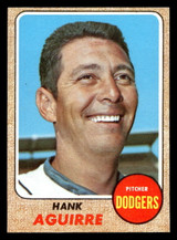 1968 Topps #553 Hank Aguirre Near Mint+ ID: 494726 1968 Topps #553 Hank Aguirre Near Mint+ ID: 494726