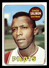 1969 Topps #62 Chico Salmon Excellent+ ID: 494894 1969 Topps #62 Chico Salmon Excellent+ ID: 494894
