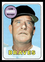 1969 Topps #196 Lum Harris MG Near Mint  ID: 495169
