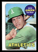 1969 Topps #515 Dick Green Near Mint miscut 1969 Topps #515 Dick Green Near Mint miscut