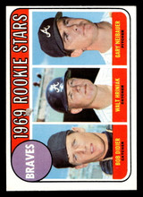 1969 Topps #611 Bob Didier/Walt Hriniak/Gary Neibauer Braves Rookies Near Mint RC Rookie ID: 495855 1969 Topps #611 Bob Didier/Walt Hriniak/Gary Neibauer Braves Rookies Near Mint RC Rookie ID: 495855