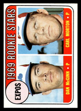 1969 Topps #646 Dan McGinn/Carl Morton Expos Rookies Near Mint RC Rookie ID: 495936 1969 Topps #646 Dan McGinn/Carl Morton Expos Rookies Near Mint RC Rookie ID: 495936