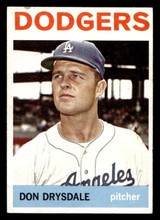 1964 Topps #120 Don Drysdale Excellent+ ID: 496109 1964 Topps #120 Don Drysdale Excellent+ ID: 496109