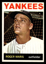 1964 Topps #225 Roger Maris VG-EX Rubber Band Mark 1964 Topps #225 Roger Maris VG-EX Rubber Band Mark