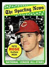 1969 Topps #424 Pete Rose AS Very Good Crease 1969 Topps #424 Pete Rose AS Very Good Crease