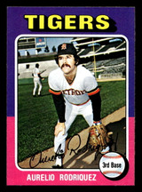 1975 Topps Mini #221 Aurelio Rodriguez Ex-Mint ID: 496618 1975 Topps Mini #221 Aurelio Rodriguez Ex-Mint ID: 496618