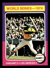 1975 Topps Mini #461 World Series Game 1 Ex-Mint 1975 Topps Mini #461 World Series Game 1 Ex-Mint