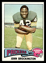 1975 Topps #150 John Brockington Ex-Mint ID: 497160 1975 Topps #150 John Brockington Ex-Mint ID: 497160