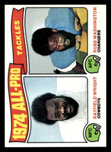 1975 Topps #202 Rayfield Wright/Russ Washington All-Pro Tackles Near Mint ID: 497323 1975 Topps #202 Rayfield Wright/Russ Washington All-Pro Tackles Near Mint ID: 497323