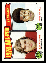 1975 Topps #206 Dan Dierdorf/Winston Hill All-Pro Tackles Ex-Mint ID: 497337 1975 Topps #206 Dan Dierdorf/Winston Hill All-Pro Tackles Ex-Mint ID: 497337