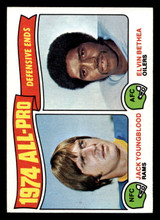 1975 Topps #213 Jack Youngblood/Elvin Bethea All-Pro Ends Ex-Mint ID: 497368 1975 Topps #213 Jack Youngblood/Elvin Bethea All-Pro Ends Ex-Mint ID: 497368