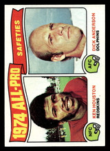 1975 Topps #222 Ken Houston/Dick Anderson All-Pro Safeties Near Mint ID: 497399 1975 Topps #222 Ken Houston/Dick Anderson All-Pro Safeties Near Mint ID: 497399