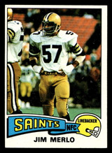 1975 Topps #408 Jim Merlo Ex-Mint  ID: 498013