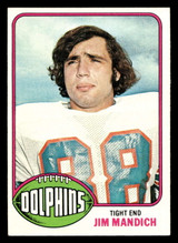 1976 Topps #154 Jim Mandich Ex-Mint 1976 Topps #154 Jim Mandich Ex-Mint