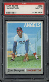 1970 Topps #570 Jim Fregosi Angels PSA 9 Mint 1970 Topps #570 Jim Fregosi Angels PSA 9 Mint