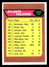 1976 Topps #451 Atlanta Falcons CL Ex-Mint ID: 499874 1976 Topps #451 Atlanta Falcons CL Ex-Mint ID: 499874