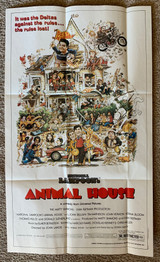 1981 Topps Movie Poster Animal House Measures 20 x 12 inches #*sku36764 1981 Topps Movie Poster Animal House Measures 20 x 12 inches #*sku36764