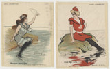 1910 S-57 Beach Girls Lot 4 Singles Different Prices   Low Grade  #*sku36756