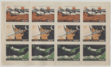circ 1940's Tydol Flying A Stamps 8 Full Sheets with 24 Different of set of 48 #*sku36765 circ 1940's Tydol Flying A Stamps 8 Full Sheets with 24 Different of set of 48 #*sku36765