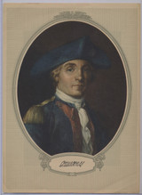 1935 F278-49 Post Cereal  Famous Americans Premiums  #7 John Paul Jones  (measures about 7 7/8 x 10 3/4 inches)  #*sku36865