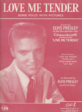 1956 Piano Song Folio with Pictures Elvis Presley "Love Me Tender..." #*sku36873 1956 Piano Song Folio with Pictures Elvis Presley "Love Me Tender..." #*sku36873