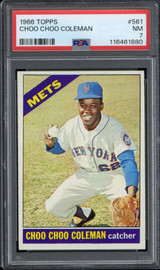 1966 Topps #561 Choo Choo Coleman Mets PSA 7 Near Mint ID: 500097