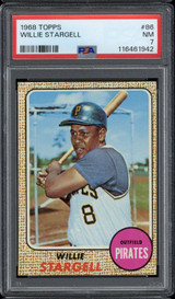 1968 Topps #86 Willie Stargell Pirates PSA 7 Near Mint 1968 Topps #86 Willie Stargell Pirates PSA 7 Near Mint