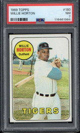 1969 Topps #180 Willie Horton Tigers PSA 7 Near Mint 1969 Topps #180 Willie Horton Tigers PSA 7 Near Mint