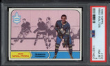 1968-69 Topps #132 Mike Walton Toronto Maple Leafs PSA 8 NM-Mint 1968-69 Topps #132 Mike Walton Toronto Maple Leafs PSA 8 NM-Mint