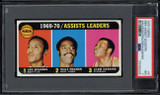 1970-71 Topps #6 Wilkens Frazier Haskins Assists Leaders PSA 7 Near Mint 1970-71 Topps #6 Wilkens Frazier Haskins Assists Leaders PSA 7 Near Mint