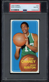 1970-71 Topps #47 Don Chaney Celtics PSA 8 NM-Mint 1970-71 Topps #47 Don Chaney Celtics PSA 8 NM-Mint