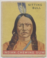 1933 Goudey R73 Indian Gum #38 Sitting Bull (Red Panel) Series of 96 #*sku36895 1933 Goudey R73 Indian Gum #38 Sitting Bull (Red Panel) Series of 96 #*sku36895