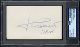 Boris Spassky Index Card Chessmaster PSA Signed Auto Slab Boris Spassky Index Card Chessmaster PSA Signed Auto Slab
