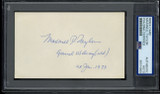 Maxwell D Taylor Index Card US Army General PSA Signed Auto Slab Maxwell D Taylor Index Card US Army General PSA Signed Auto Slab