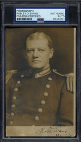 Robley D Evans Photograph Civil War Admiral PSA Signed Auto Slab Robley D Evans Photograph Civil War Admiral PSA Signed Auto Slab