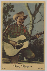 circ 1950's Amsterdam Postcard Roy Rogers with Guitar #*sku36908 circ 1950's Amsterdam Postcard Roy Rogers with Guitar #*sku36908
